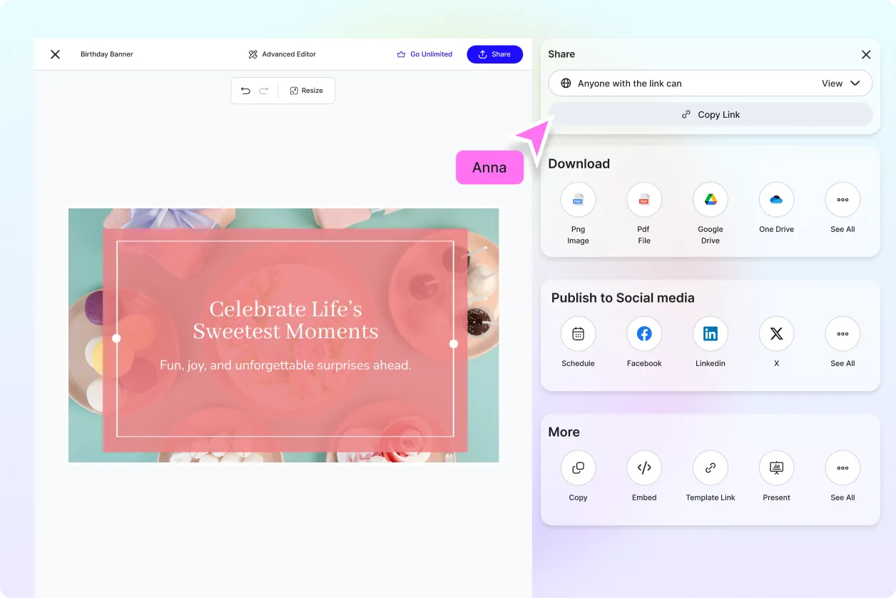 Free AI Birthday Banner Generator, Free AI Birthday Banner Maker Online